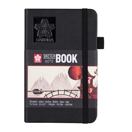 Sakura Sketchbook Sert Kapak Eskiz Çizim Defteri Ivory (Fildişi) Kağıt 140 gr. 9x14 cm. 80 yaprak - 1