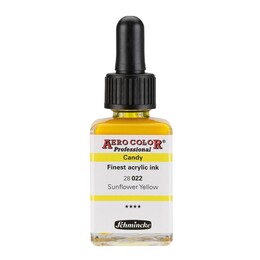 Schmincke Aero Color Akrilik Mürekkep 28 ml. 022 Candy Colors Sunflower Yellow - Thumbnail