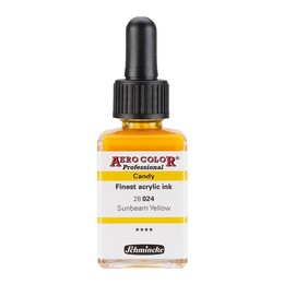 Schmincke Aero Color Akrilik Mürekkep 28 ml. 024 Candy Colors Sunbeam Yellow - Thumbnail