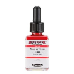 Schmincke Aero Color Akrilik Mürekkep 28 ml. 033 Candy Colors Flame Red