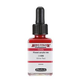 Schmincke Aero Color Akrilik Mürekkep 28 ml. 036 Candy Colors Wine Red