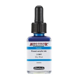 Schmincke Aero Color Akrilik Mürekkep 28 ml. 041 Candy Colors Sky Blue - Thumbnail