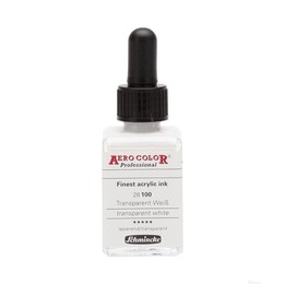 Schmincke Aero Color Akrilik Mürekkep 28 ml. 100 Transparent White - 1