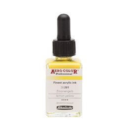 Schmincke Aero Color Akrilik Mürekkep 28 ml. 201 Lemon Yellow - 1