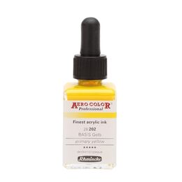 Schmincke Aero Color Akrilik Mürekkep 28 ml. 202 Pimary Yellow - 1