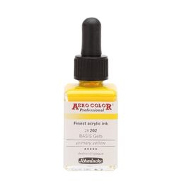 Schmincke Aero Color Akrilik Mürekkep 28 ml. 202 Pimary Yellow