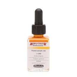 Schmincke Aero Color Akrilik Mürekkep 28 ml. 203 Indian Yellow - 1