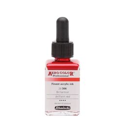 Schmincke Aero Color Akrilik Mürekkep 28 ml. 306 Brilliant Red