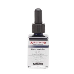 Schmincke Aero Color Akrilik Mürekkep 28 ml. 401 Prussian Blue - 1