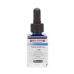 Schmincke Aero Color Akrilik Mürekkep 28 ml. 403 Sapphire Blue