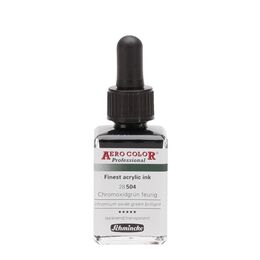 Schmincke Aero Color Akrilik Mürekkep 28 ml. 504 Chromium Oxide Green Brilliant