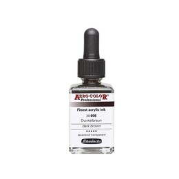 Schmincke Aero Color Akrilik Mürekkep 28 ml. 606 Dark Brown - 1