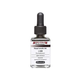 Schmincke Aero Color Akrilik Mürekkep 28 ml. 606 Dark Brown - 1