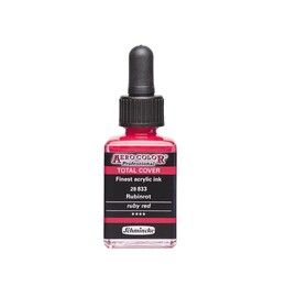 Schmincke Aero Color Akrilik Mürekkep 28 ml. 833 Ruby Red - Thumbnail