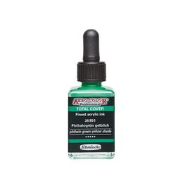 Schmincke Aero Color Akrilik Mürekkep 28 ml. 851 Phthalo Green Yellow Shade