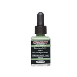 Schmincke Aero Color Akrilik Mürekkep 28 ml. 858 Chromium Oxide Green