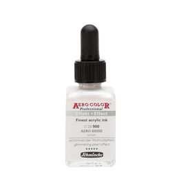 Schmincke Aero Color Akrilik Mürekkep 28 ml. 900 Aero Shine Silver