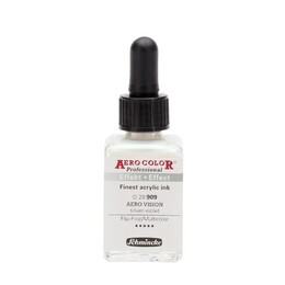 Schmincke Aero Color Akrilik Mürekkep 28 ml. 909 Aero Vision Silver Violet - 1