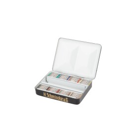 Schmincke Horadam Aquarell Taş Tablet Sulu Boya Seti Özel Üretim Retro Yarım Tablet 8 Renk Metal Kutu - 1