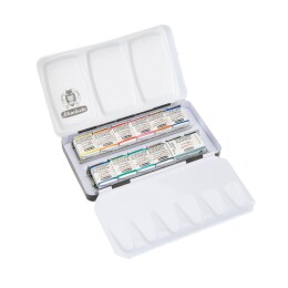 Schmincke Horadam Aquarell Taş Tablet Sulu Boya Seti Special Edition Cesc Ferre Temel Renkleri Yarım Tablet 11 Renk Metal Kutu - 2