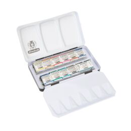 Schmincke Horadam Aquarell Taş Tablet Sulu Boya Seti Special Edition Cesc Ferre Temel Renkleri Yarım Tablet 11 Renk Metal Kutu - 2