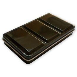 Schmincke Horadam Aquarell Taş Tablet Sulu Boya Seti Yaldızlı Metalik Renkler Yarım Tablet 6 Renk Metal Kutu - 2