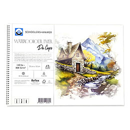 Schoellershammer Da Capo Cold Press Suluboya Defteri 300 gr. 35x50 cm. 12 yaprak - Schoellershammer