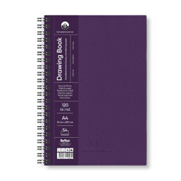 Schoellershammer Drawing Pad Sert Kapak Eskiz Çizim Defteri 120 gr. A4 54 yaprak MOR - 1