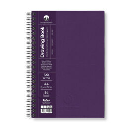 Schoellershammer Drawing Pad Sert Kapak Eskiz Çizim Defteri 120 gr. A4 54 yaprak MOR - 1
