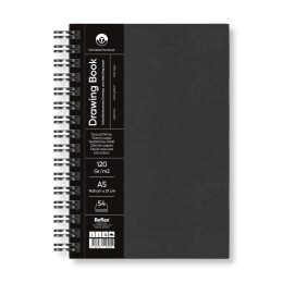 Schoellershammer Drawing Pad Sert Kapak Eskiz Çizim Defteri 120 gr. A5 54 yaprak SİYAH - 1