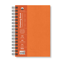 Schoellershammer Drawing Pad Sert Kapak Eskiz Çizim Defteri 120 gr. A5 54 yaprak TURUNCU - 1