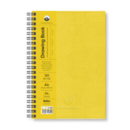 Schoellershammer Drawing Pad Sert Kapak Eskiz Çizim Defteri 120 gr. A4 54 yaprak SARI - 1
