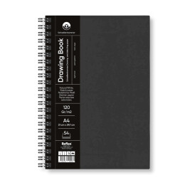 Schoellershammer Drawing Pad Sert Kapak Eskiz Çizim Defteri 120 gr. A4 54 yaprak SİYAH - 1