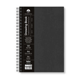 Schoellershammer Drawing Pad Sert Kapak Eskiz Çizim Defteri 120 gr. A4 54 yaprak SİYAH - 1