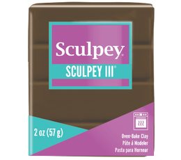 Sculpey III Polimer Kil 1109 Suede Brown (Suede Kahve)