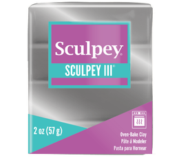 Sculpey III Polimer Kil 1130 Silver (Gümüş)