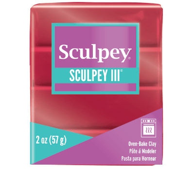 Sculpey Iıı Polimer Kil 1140 Deep Red Pearl (kırmızı Simli)