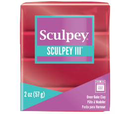 Sculpey III Polimer Kil 1140 Deep Red Pearl (Kırmızı Simli)