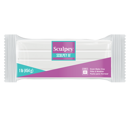 Sculpey III Polimer Kil 454 gr. 001 White (Beyaz) - 1