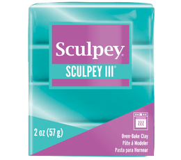 Sculpey III Polimer Kil 538 Teal Pearl