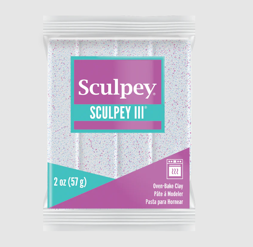 Sculpey Iıı Polimer Kil 539 Beyaz Glitter (simli)