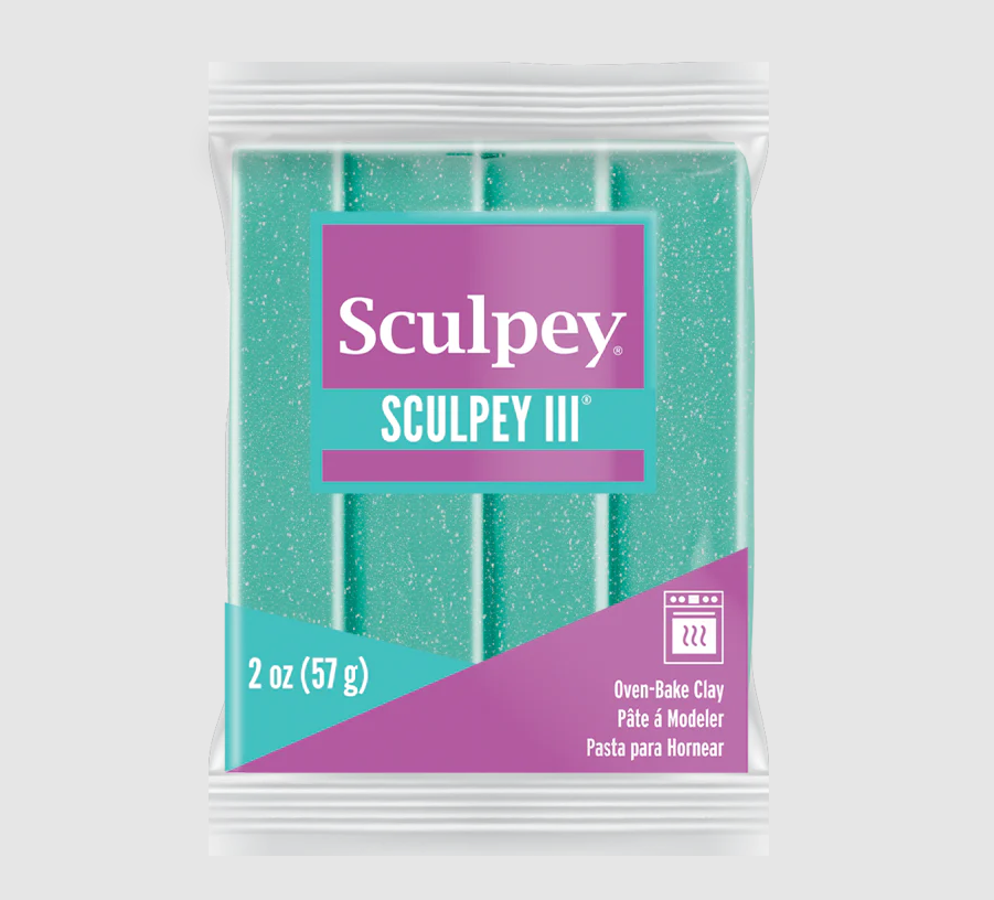 Sculpey Iıı Polimer Kil 574 Turkuaz Glitter (simli)