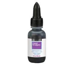 Sculpey Liquid Sıvı Polimer Kil 30 ml. Siyah - 1