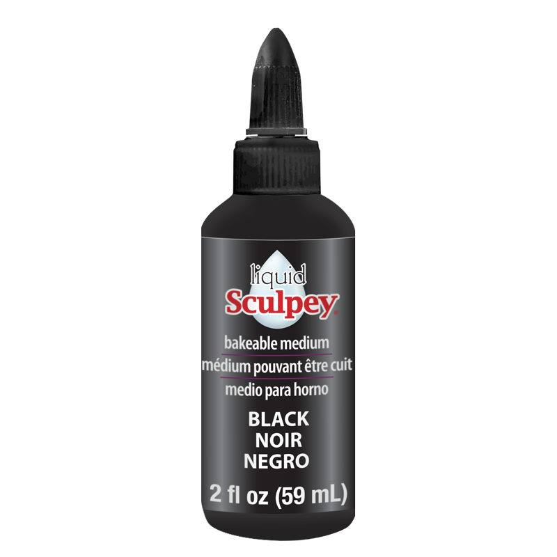 Sculpey Liquid Sıvı Polimer Kil 59 Ml. Siyah