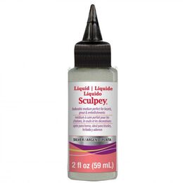 Sculpey Liquid Sıvı Polimer Kil 59 ml. Gümüş