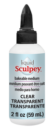Sculpey Liquid Sıvı Polimer Kil 59 ml. Translucent (Şeffaf)