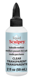 Sculpey Liquid Sıvı Polimer Kil 59 ml. Translucent (Şeffaf) - 1