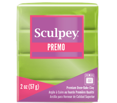 Sculpey Premo Accents Ekstra Efektli Polimer Kil 5035 Bright Green Pearl