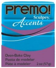 Sculpey Premo Accents Ekstra Efektli Polimer Kil 5040 Blue Translucent