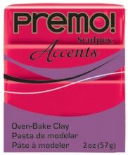 Sculpey Premo Accents Ekstra Efektli Polimer Kil 5044 Red Translucent